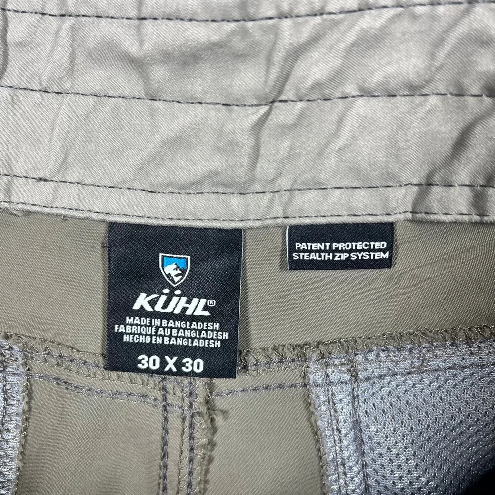 Kuhl Renegade Cargo Shorts (From Convertible Pants) Mens 30 Tan Khaki Stealth